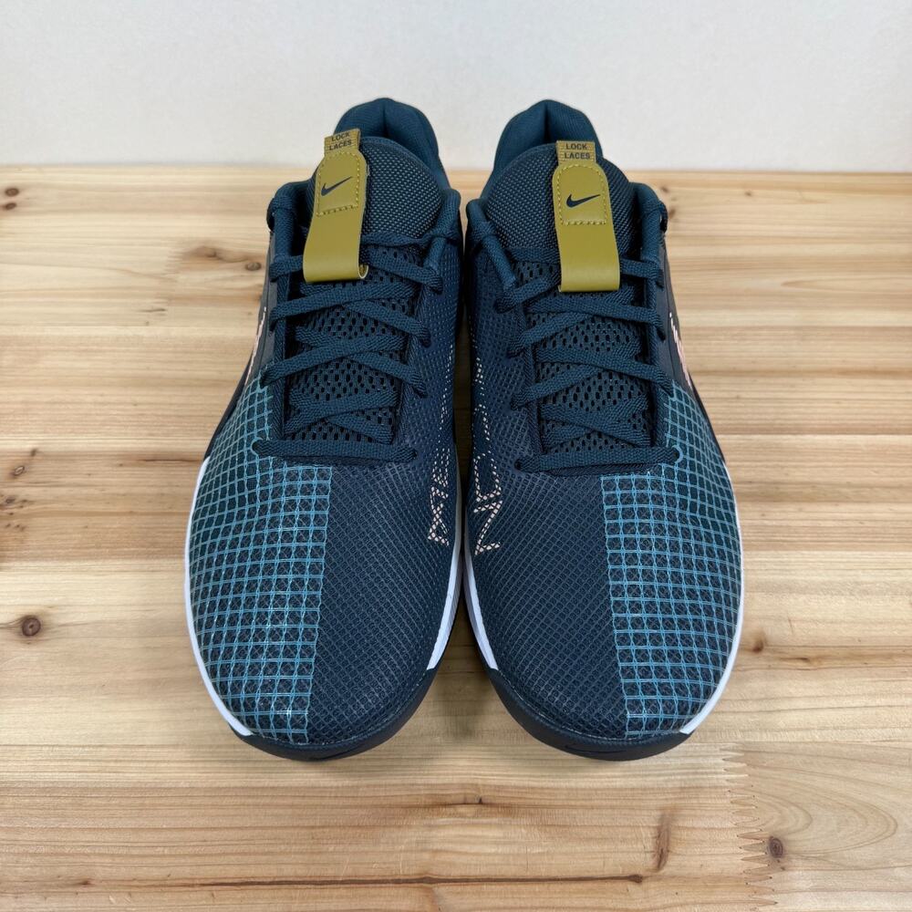Nike Metcon 8 Workout Gym Sneakers Men 11.5 Armory Navy Arctic Orange DO9328-401 - Picture 3 of 10